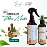  Bình Xịt Phòng Tinh Dầu Cam Quế, đuổi muỗi và côn trùng, khử mùi thơm phòng thiên nhiên 