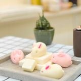  Sáp đuổi côn trùng hình thỏ, hình heo dễ thương, sáp thơm tinh dầu khử mùi, làm thơm, hút ẩm - Fresh Home Lab 