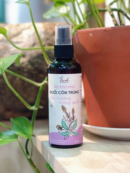  Bình Xịt Phòng Tinh Dầu Oải Hương Húng Quế, đuổi muỗi và côn trùng, khử mùi thơm phòng thiên nhiên 