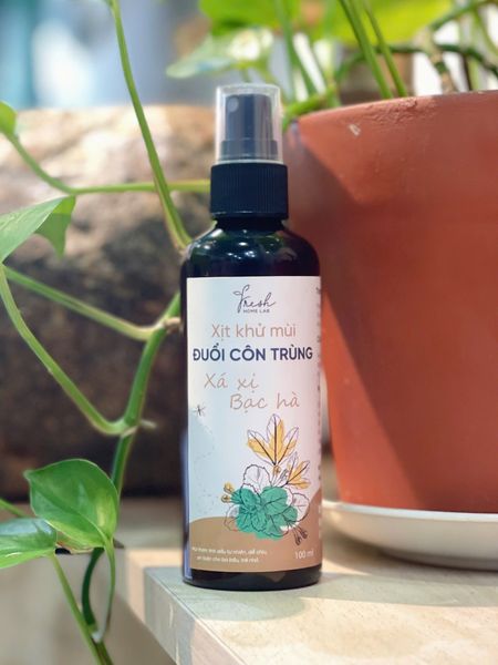  Bình Xịt Phòng Tinh Dầu Xá Xị Bạc Hà, đuổi muỗi và côn trùng, khử mùi thơm phòng thiên nhiên 