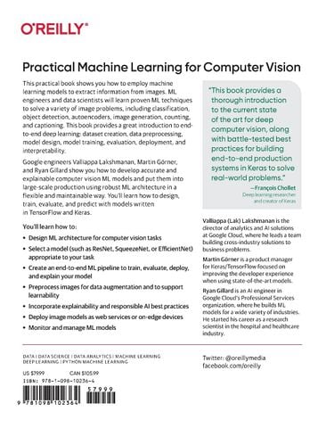  Practical Machine Learning for Computer Vision 