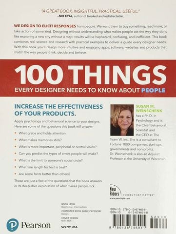  100 Things Every Designer Needs to Know About People 2nd 