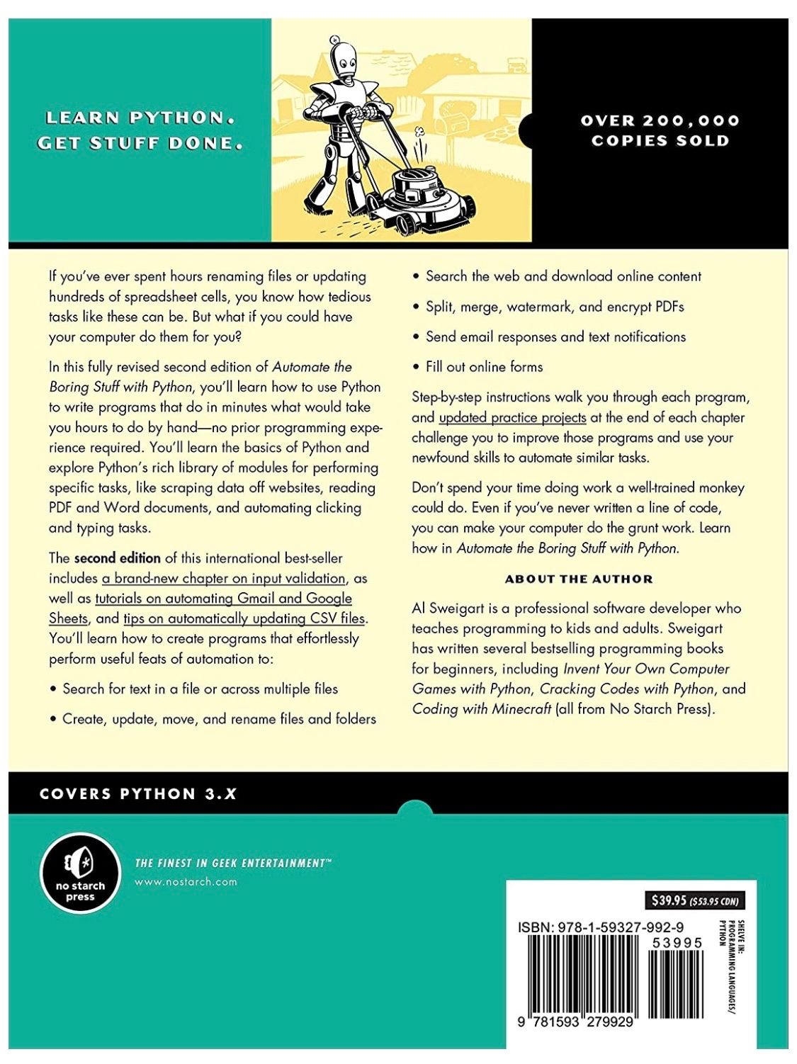 Automate The Boring Stuff With Python 3rd Edition Pdf