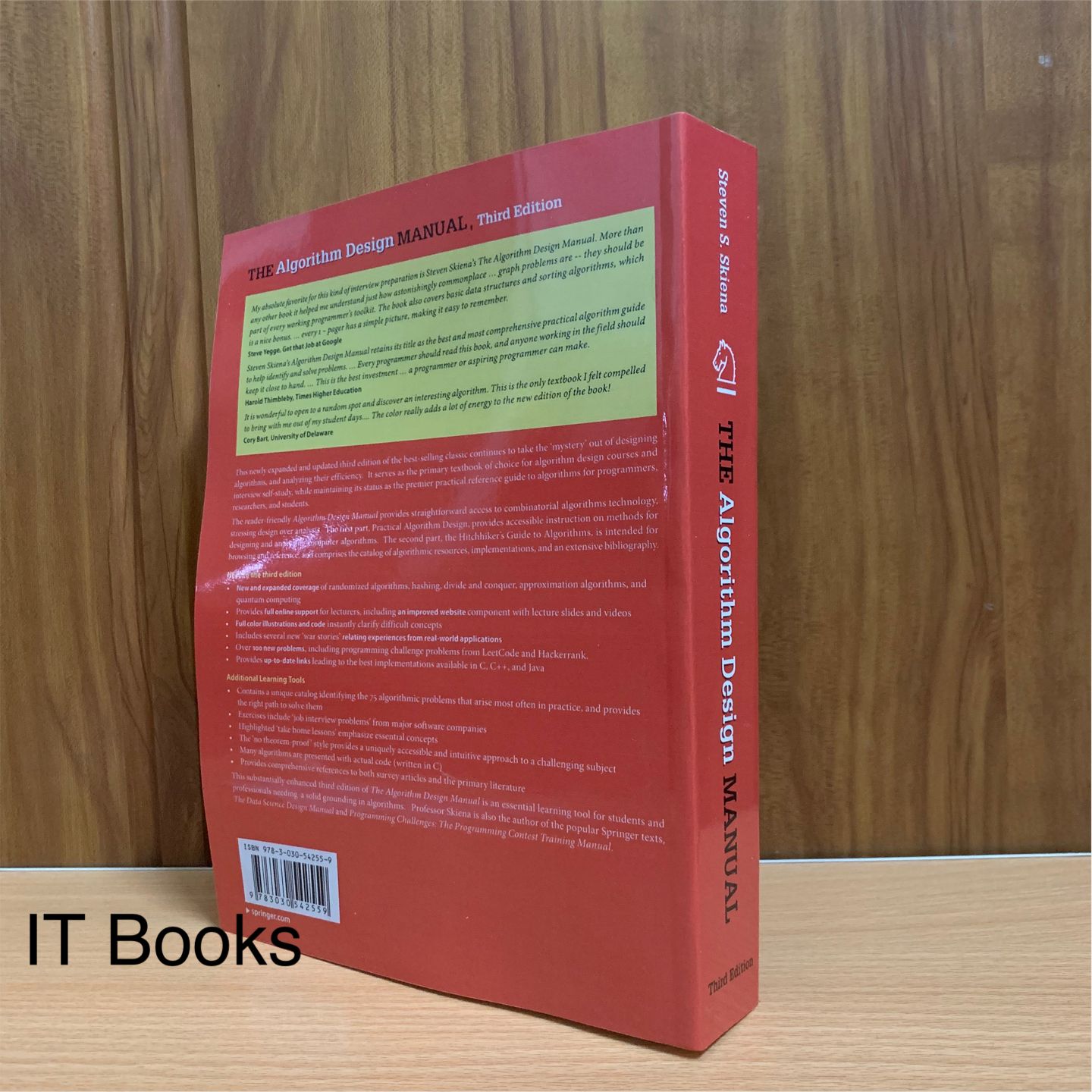 The algorithm design manual it books