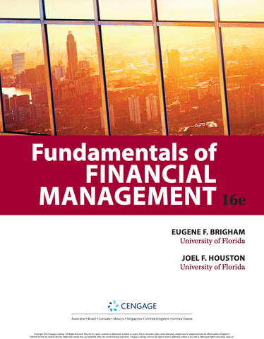  Fundamentals of Financial Management 