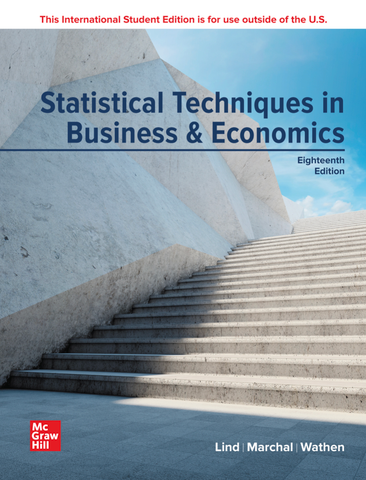  Statistical Techniques in Business and Economics 18th 
