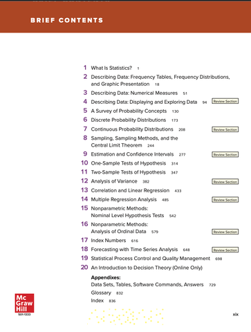  Statistical Techniques in Business and Economics 18th 