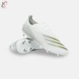  ADIDAS X20 Ghosted.3 White Silver Metalic – Giày Bóng Đá Chính Hãng Sân Cỏ Tự Nhiên FG 