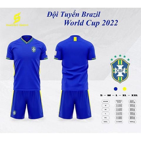  Bộ Quần Áo Bóng Đá Đội Tuyển Brazil Mới Nhất - Áo Bóng Đá Sao Việt 