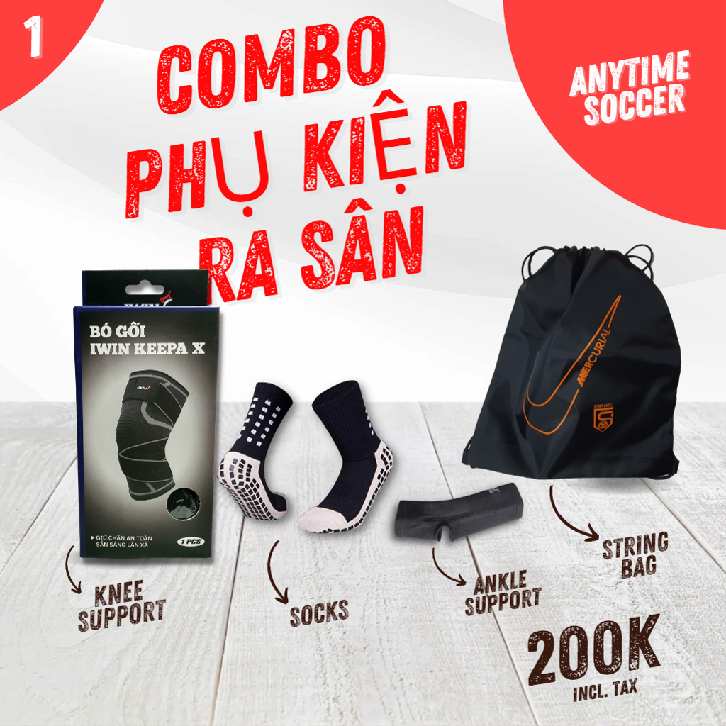  Combo Phụ Kiện Cơ Bản Khi Ra Sân 