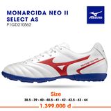  Mizuno Monarcida NEO II Select AS Màu Trắng Xanh - Giày Đá Bóng Chính Hãng Đế TF 