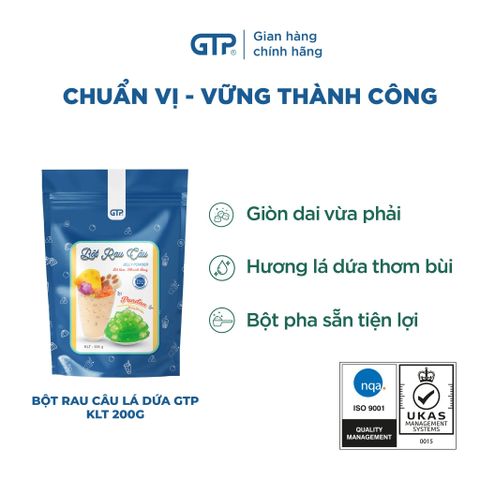 Bột Jelly GTP (Bột rau câu) hương lá dứa
