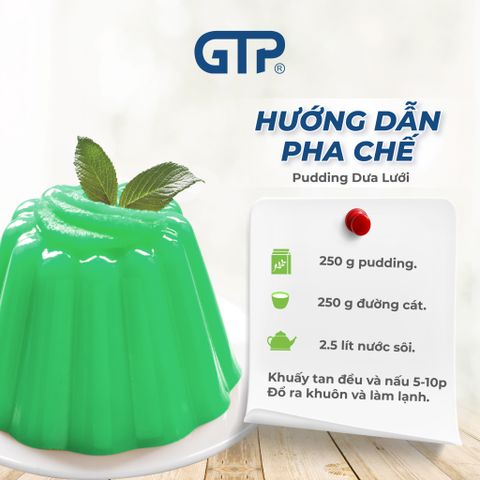 Bột Pudding GTP hương dưa lưới