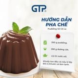  Bột Pudding GTP hương sô cô la 