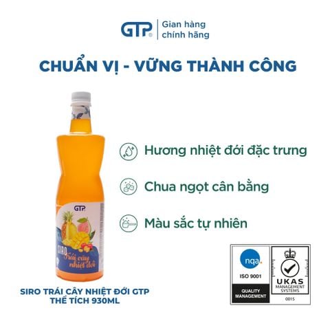 Siro GTP hương trái cây