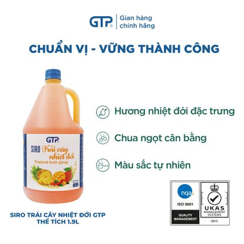 Siro GTP hương trái cây