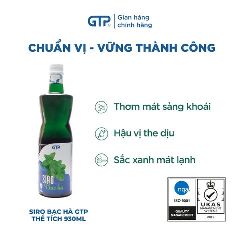 Siro Bạc Hà GTP
