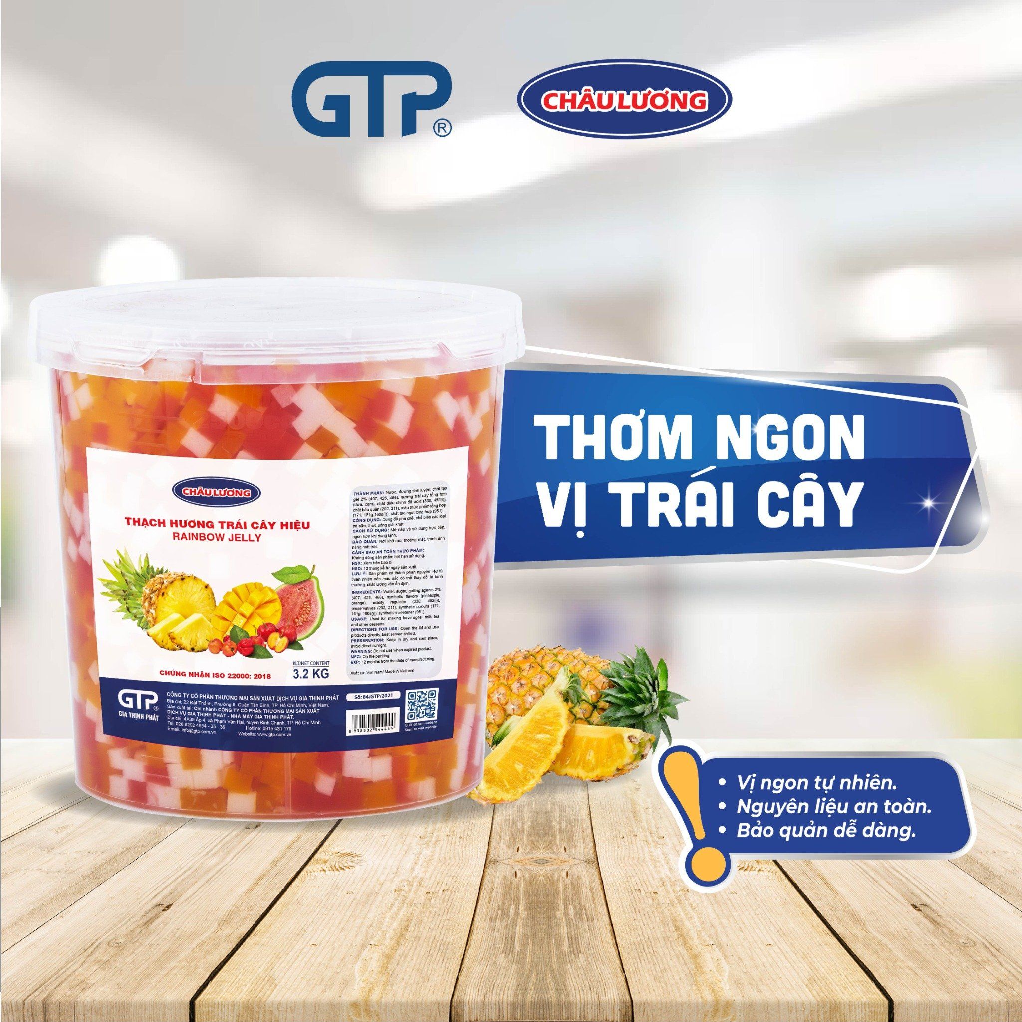  Thạch Trái Cây Châu Lương - 3,2kg 