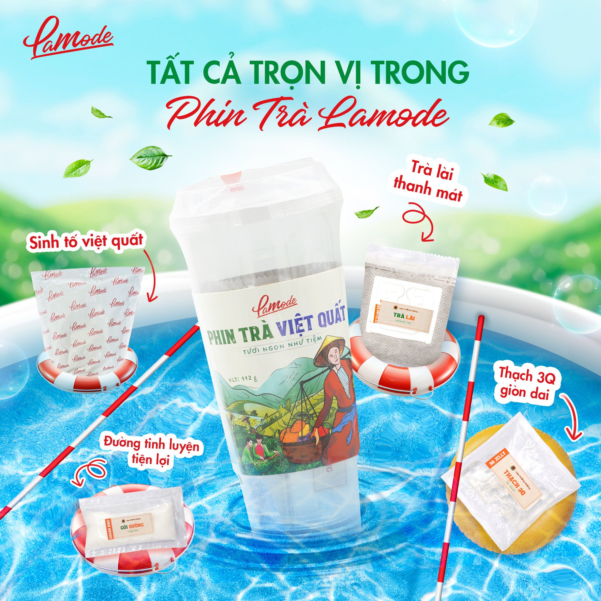  Phin Trà Trái Cây Lamode - Chuẩn ngon như quán 