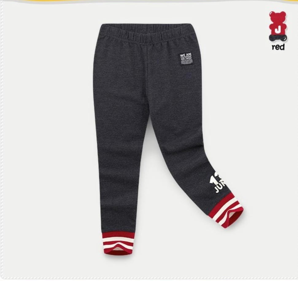 Quần legging Jelispoon cotton bo gấu kẻ 13 Jump