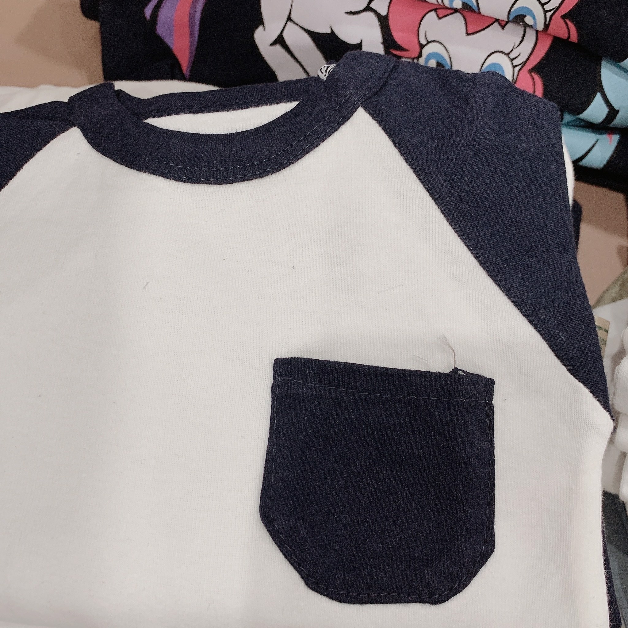 Bộ cotton Moimolpi tay giác lăng BT (form bé)