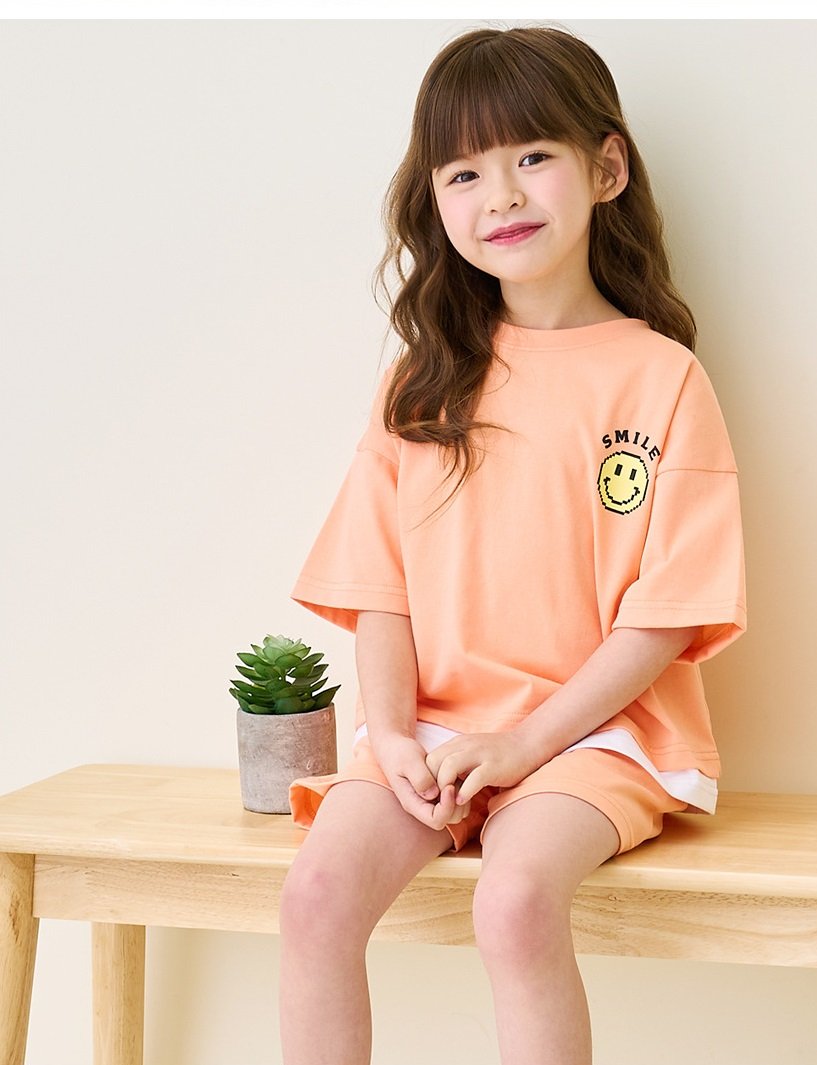 Bộ cotton Bebezoo mặt cười 3 màu BTBG size 100-150