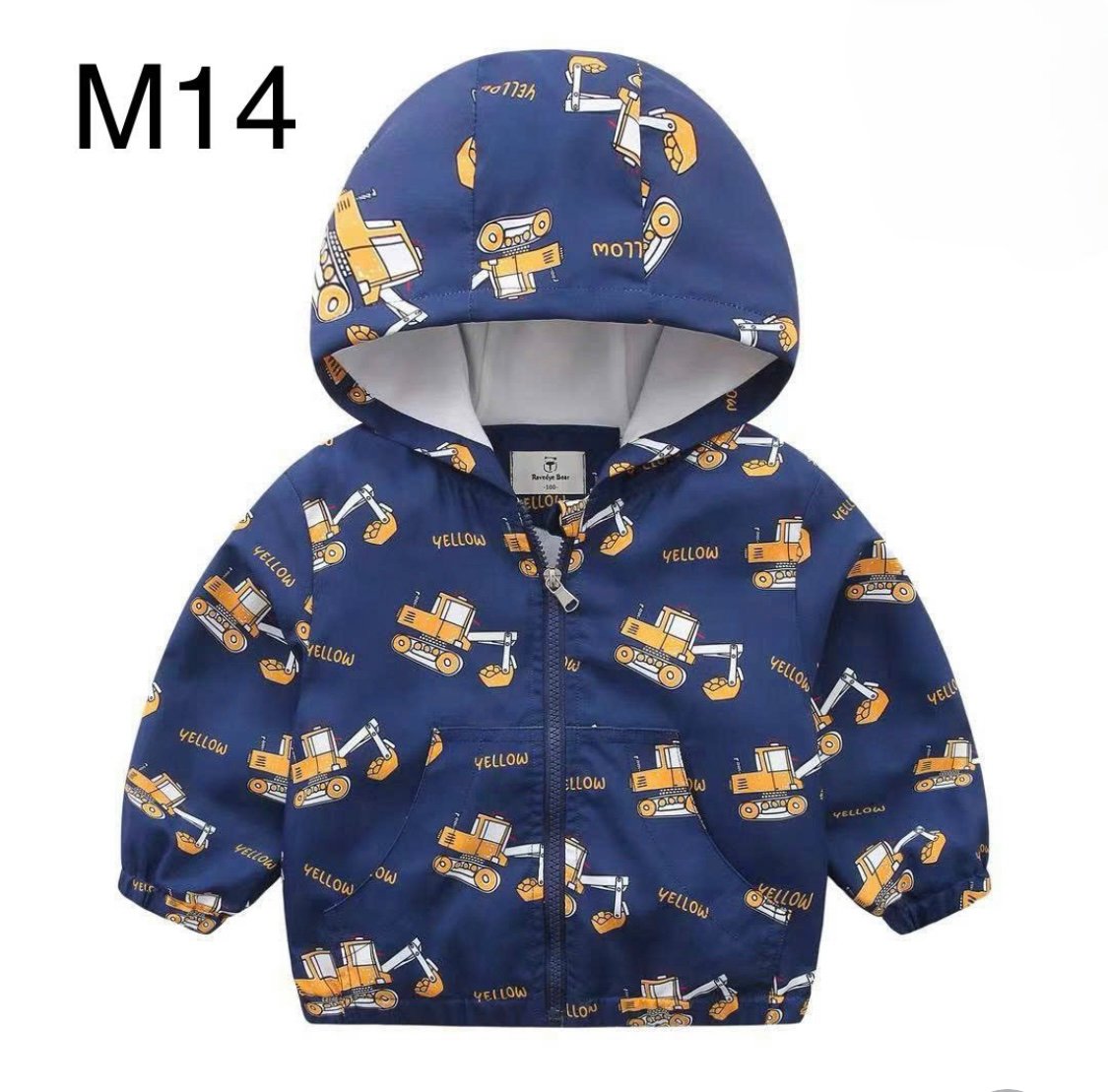 2024 - Áo gió lót cotton Ravedye Bear nhiều hình Bé Trai size 100 - 140