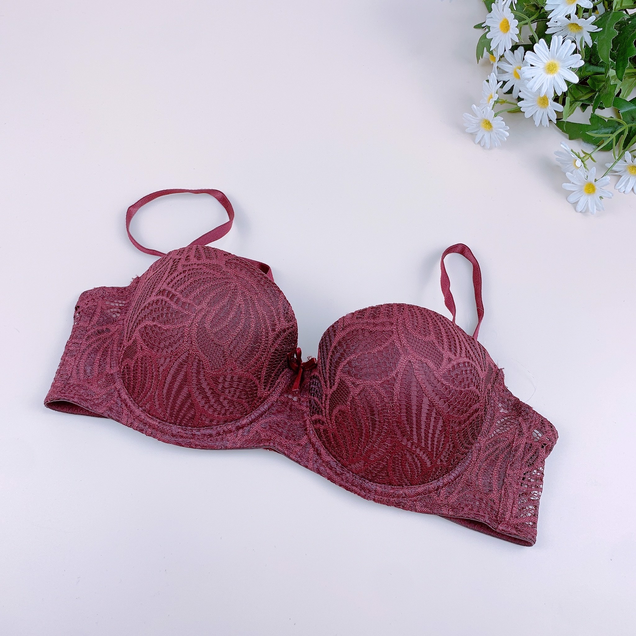 Áo lót Bra ren quả ngang JBG, Beauty Secret, Legit có đẩy ngực (trừ màu mận đệm mỏng)