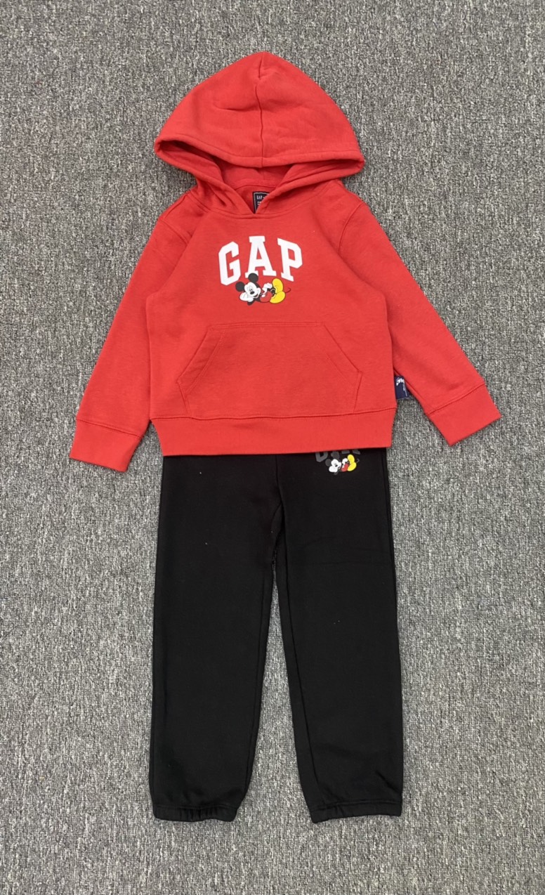 Bộ nỉ bông Babygap in hình mickey nhiều mẫu size 6m - 5y