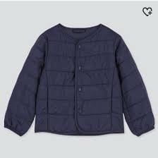 Áo phao siêu nhẹ cổ tròn Uni 4 màu BTBG size 80 / 90 / 100