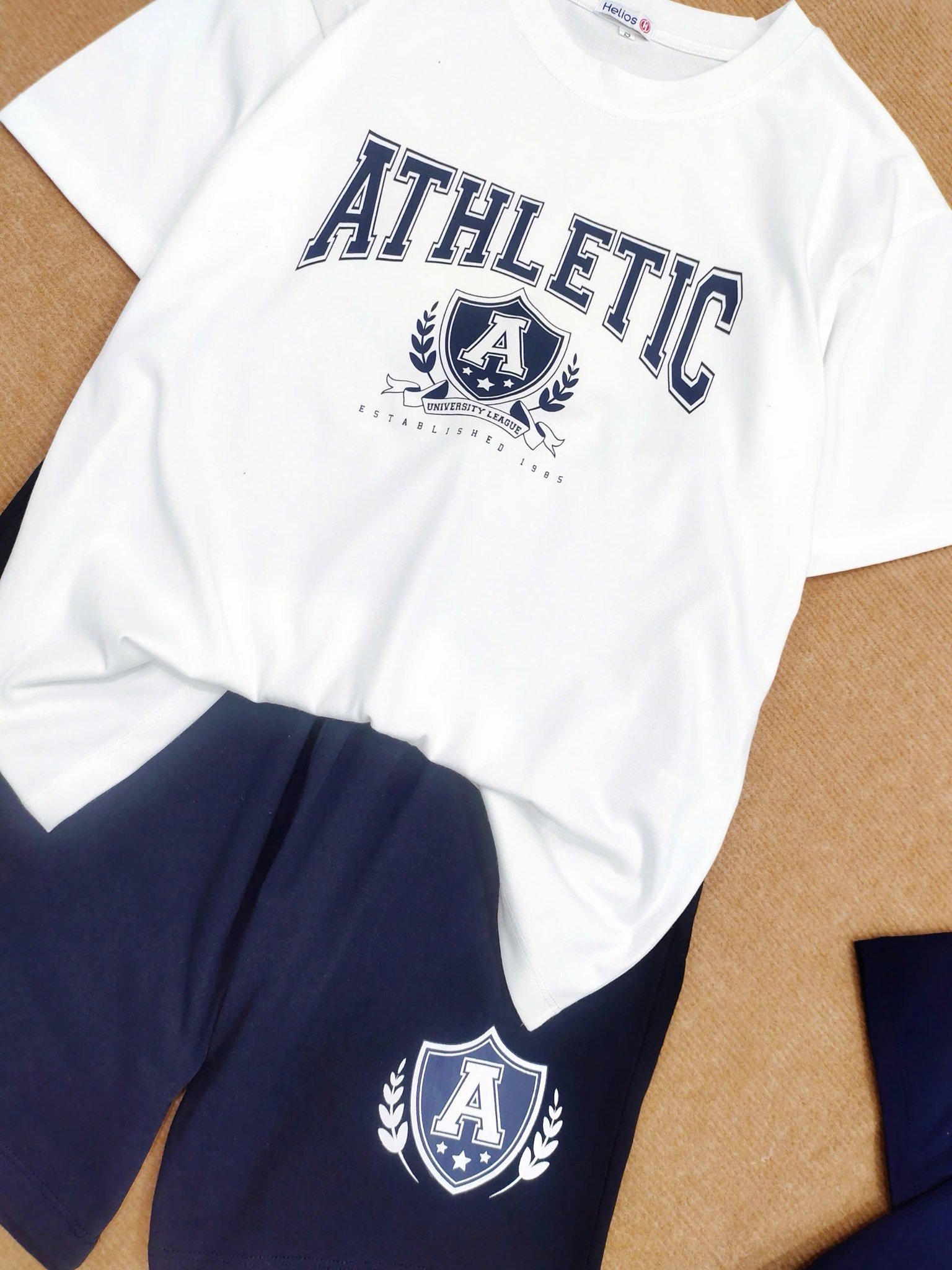 Bộ cotton dòng đại Helios nhiều màu cho bé trai tuổi teen size S-XL