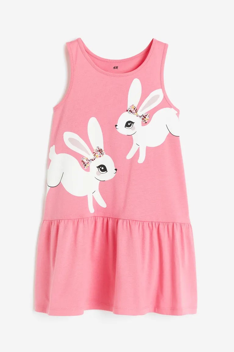 Váy cotton sát nách HM nhiều màu BG size 2-10y