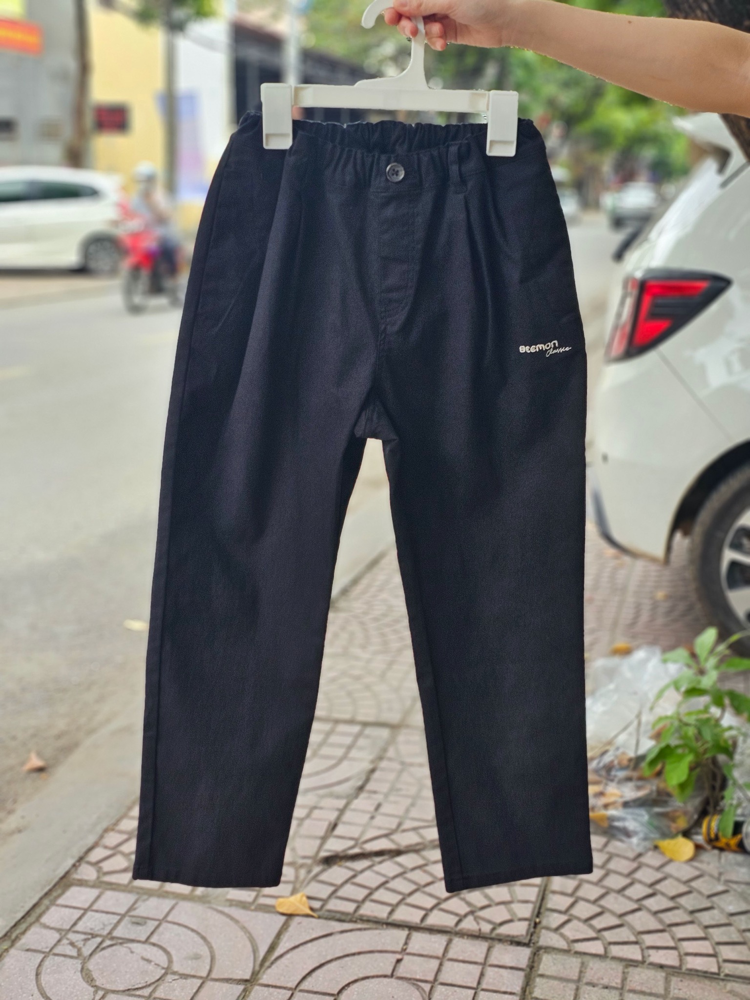 Quần kaki baggy Bee Mon trơn nhiều màu BT size 120-160