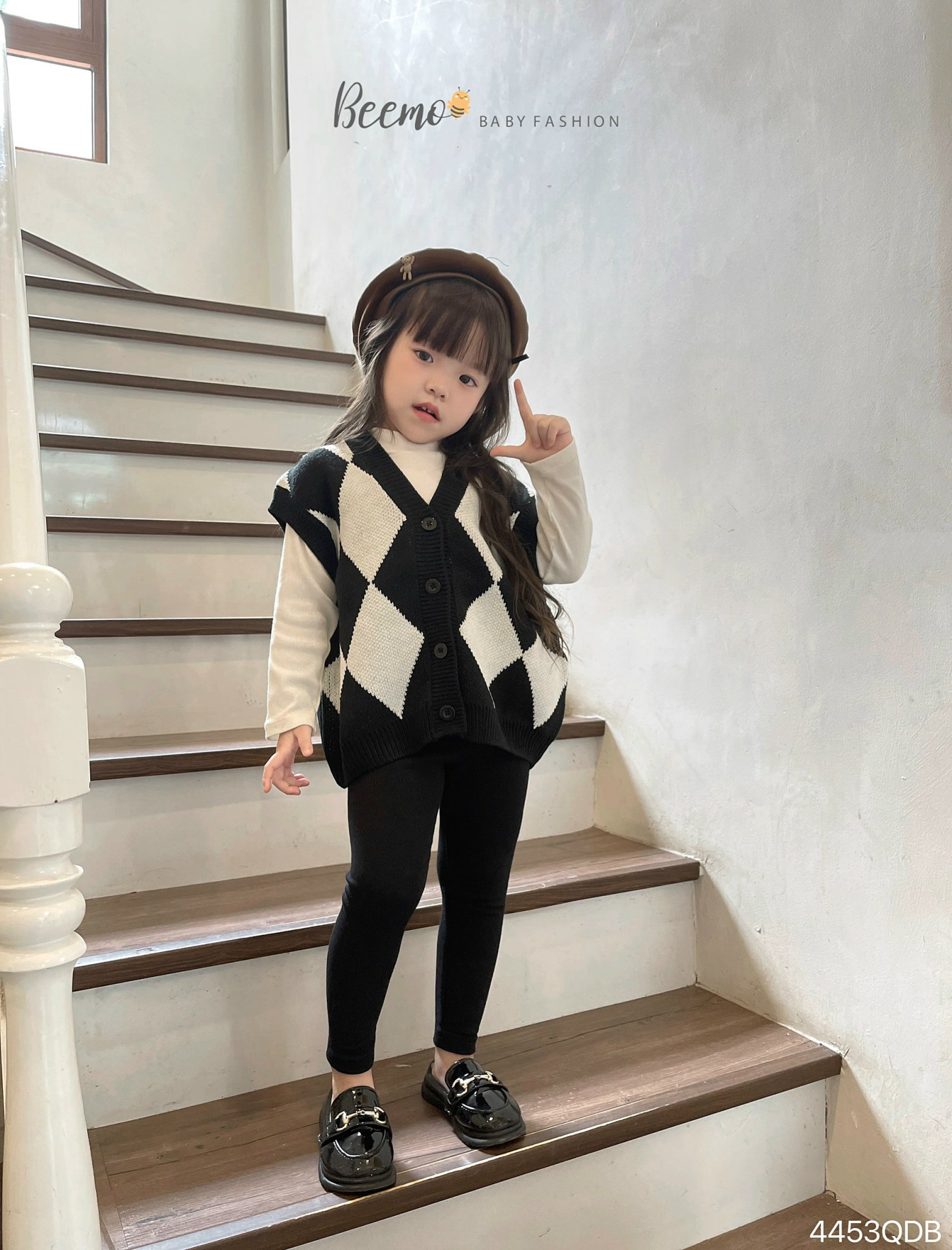 Quần legging thun tăm Beemo 4 màu size 80 - 130
