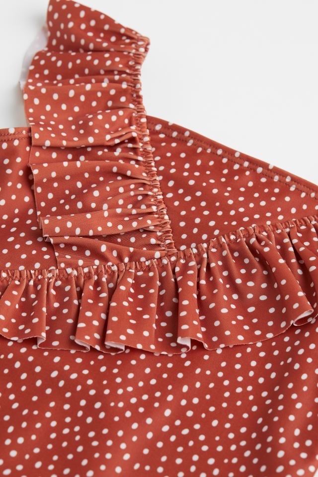 Bộ bơi HM màu cam đất chấm bi BG size 1 - 10y