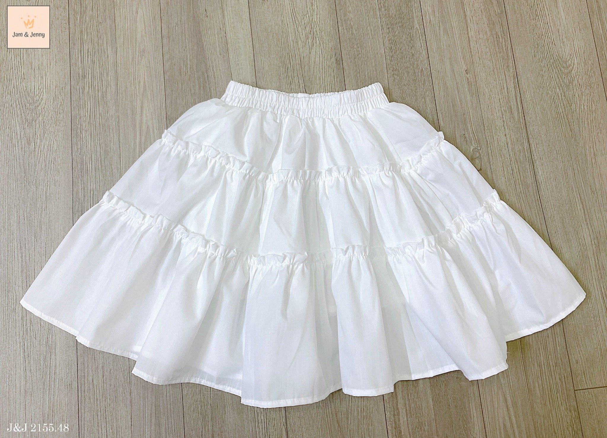 Set váy Jam & Jenny áo hồng Kuromi & Melody + chân váy trắng size 2-12y