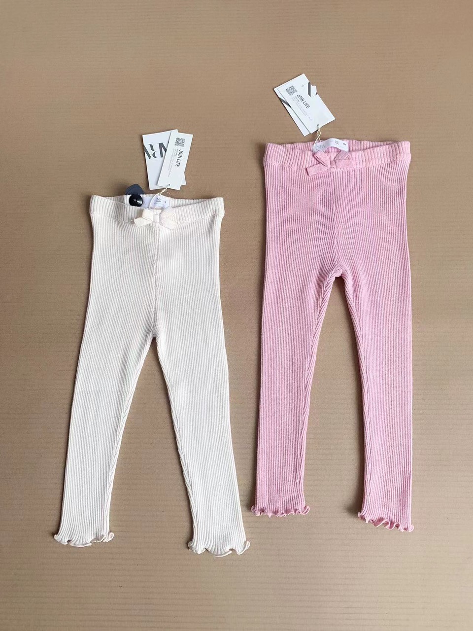 Quần len Zara dòng Nhí bèo gấu 5 màu trơn size 6m - 5y