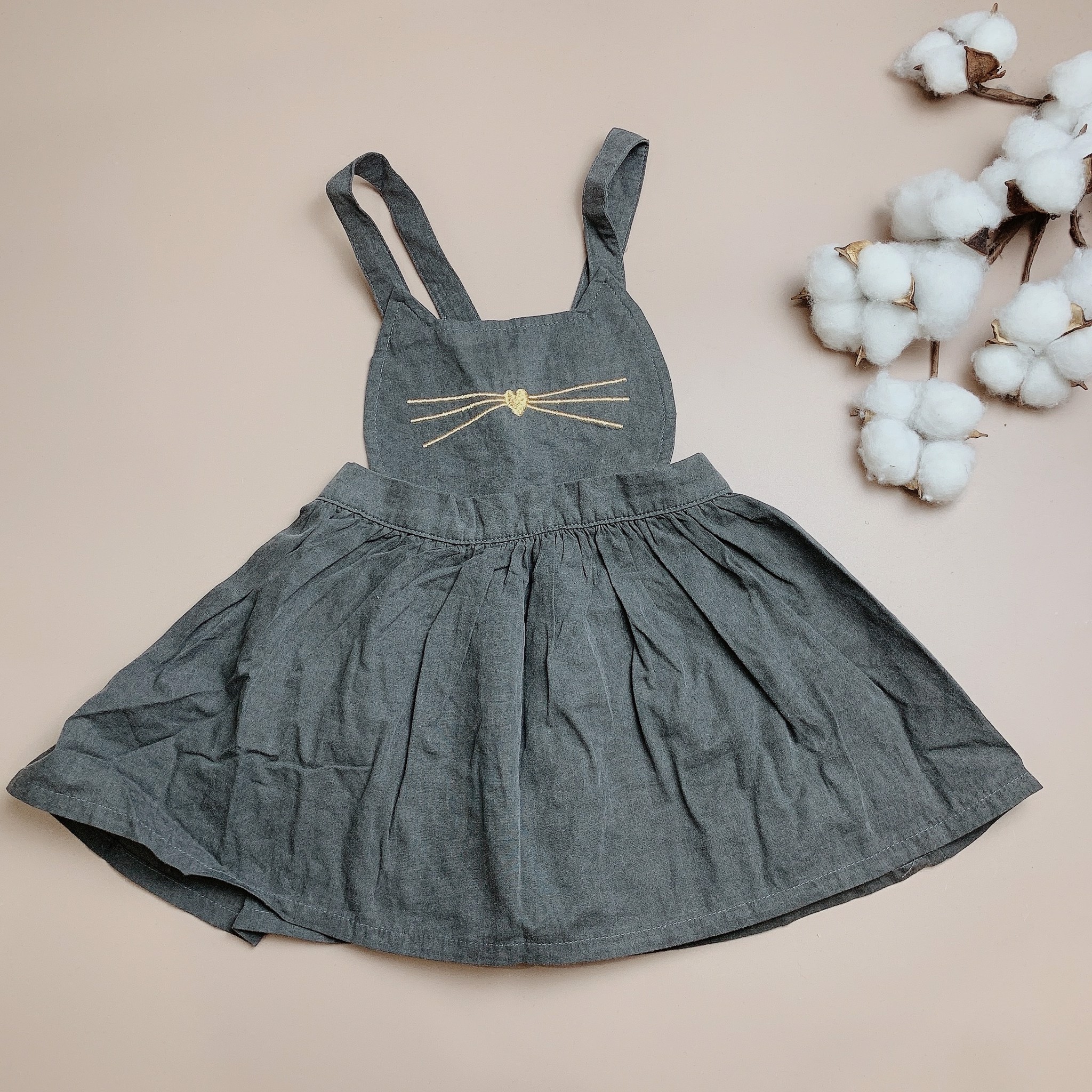 Váy Yếm BabyDoll Cài Cúc Nâu Be style Hàn Quốc - Yếm Váy Kaki 2 Màu (BÁN  RIÊNG YẾM) | Shopee Việt Nam