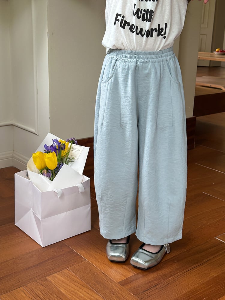 250154 - Quần vải AMBB dáng baggy rộng nhiều màu cho bé gái size 90-170