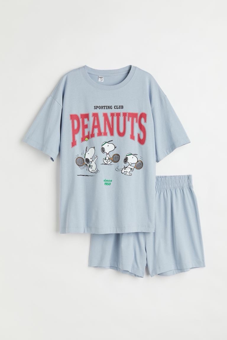 Bộ cotton HM nhiều hình dòng đại BG size 6-14y