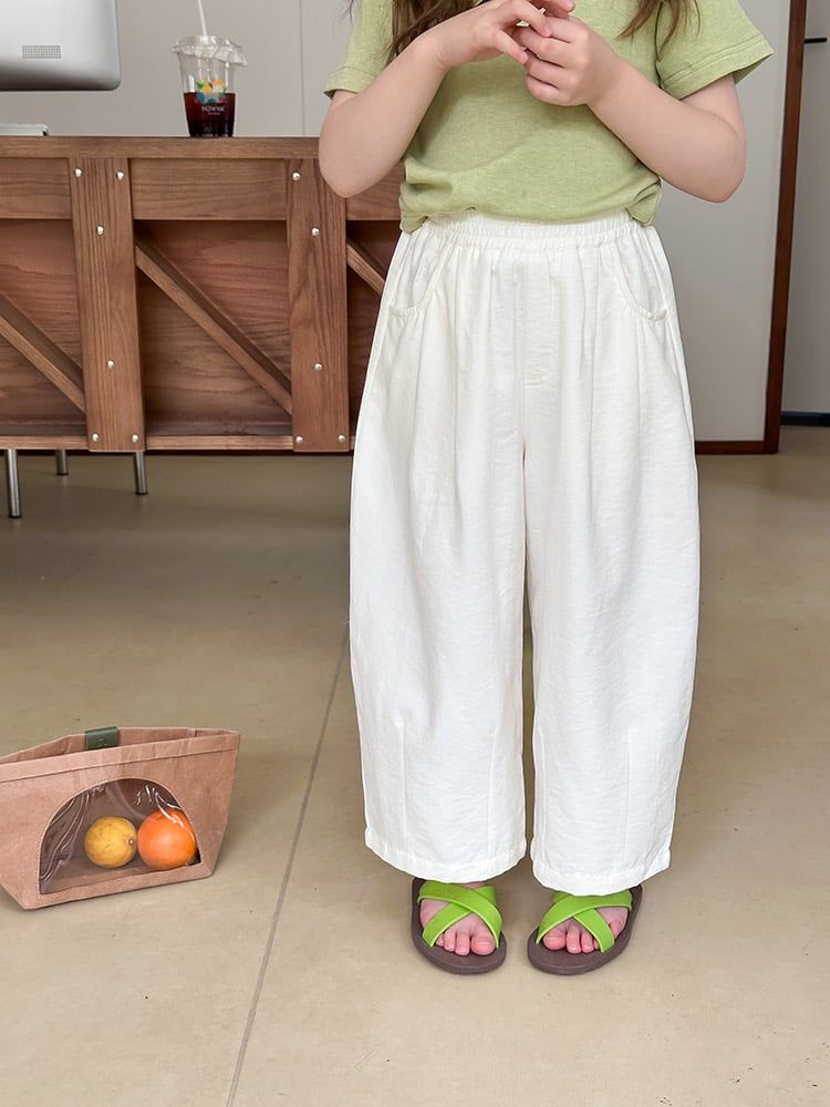 250154 - Quần vải AMBB dáng baggy rộng nhiều màu cho bé gái size 90-170