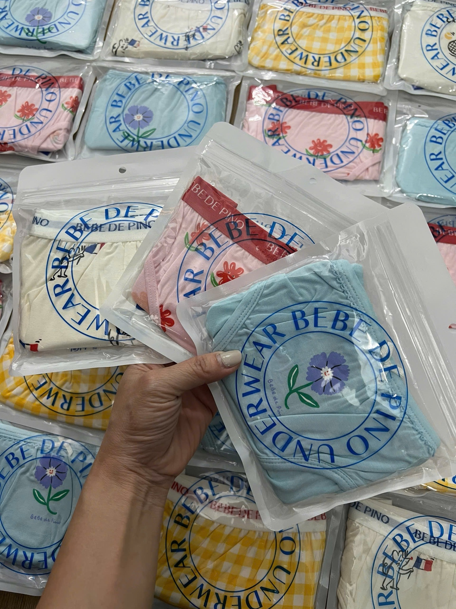 Quần lót Bebe De Pino xuất Hàn cho bé trai bé gái (bán mix ngẫu nhiên)