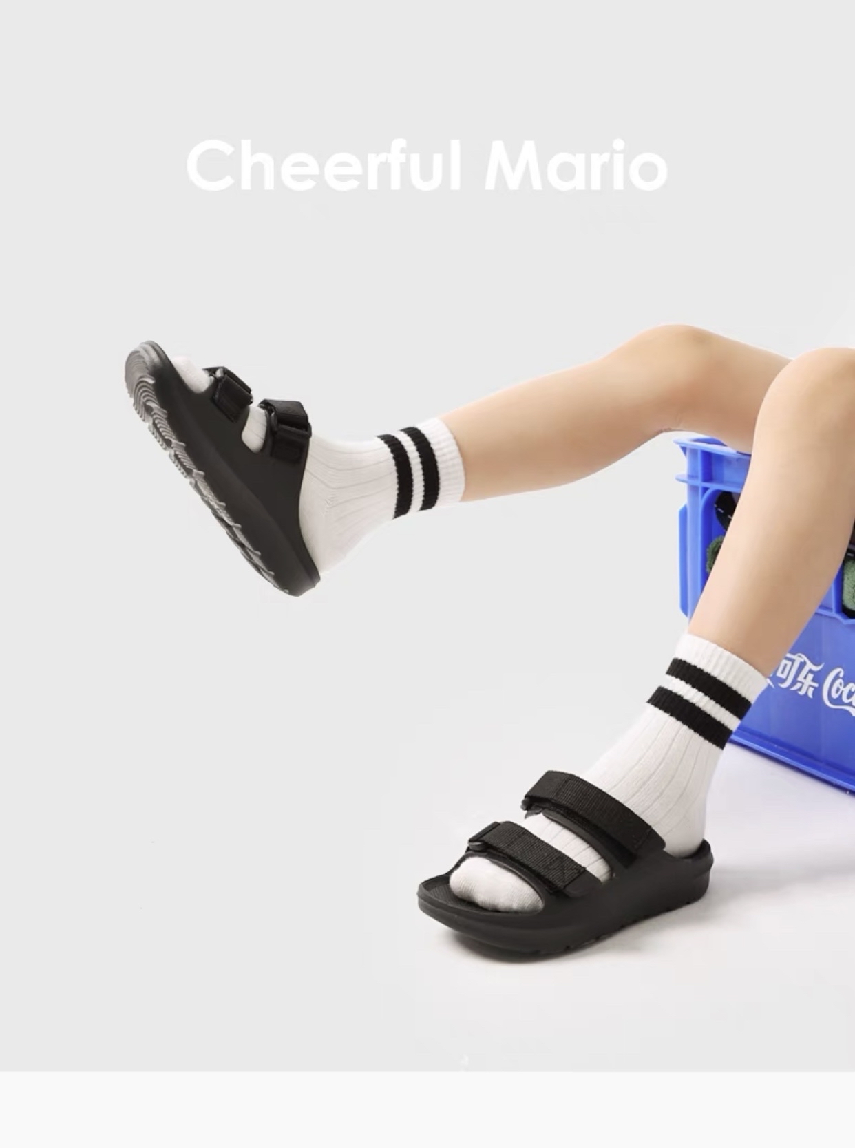 Dép quai ngang Mario 4 màu BTBG size 24-34