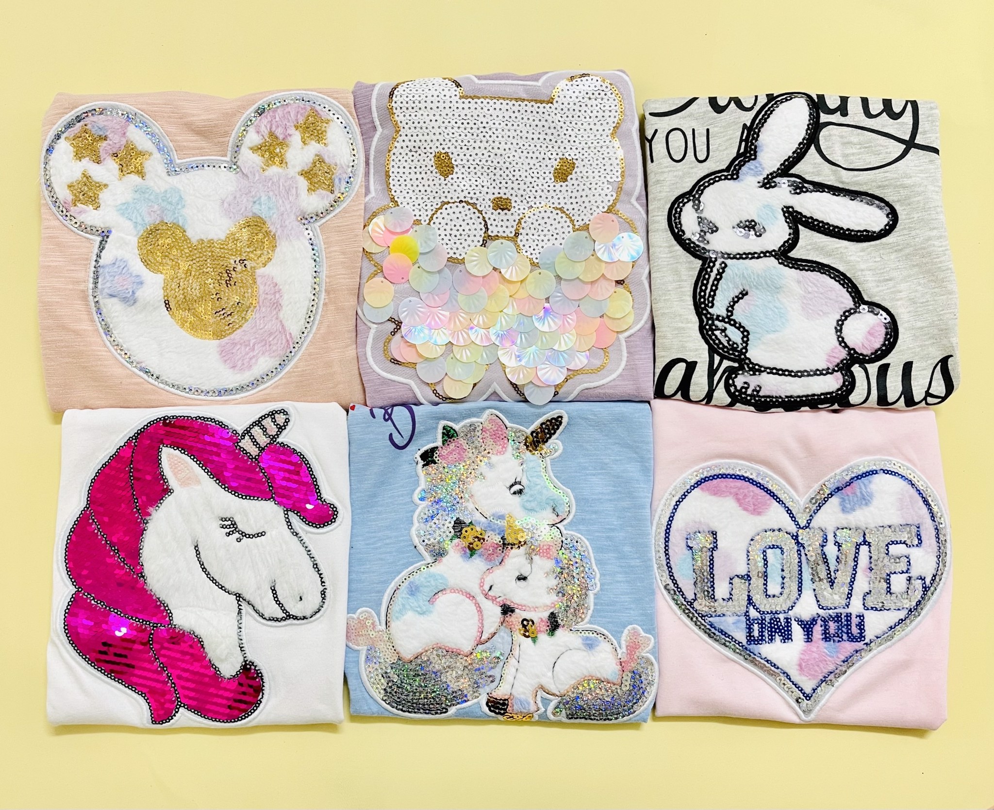 Áo cotton HM kim sa nhiều màu BG 2-10y