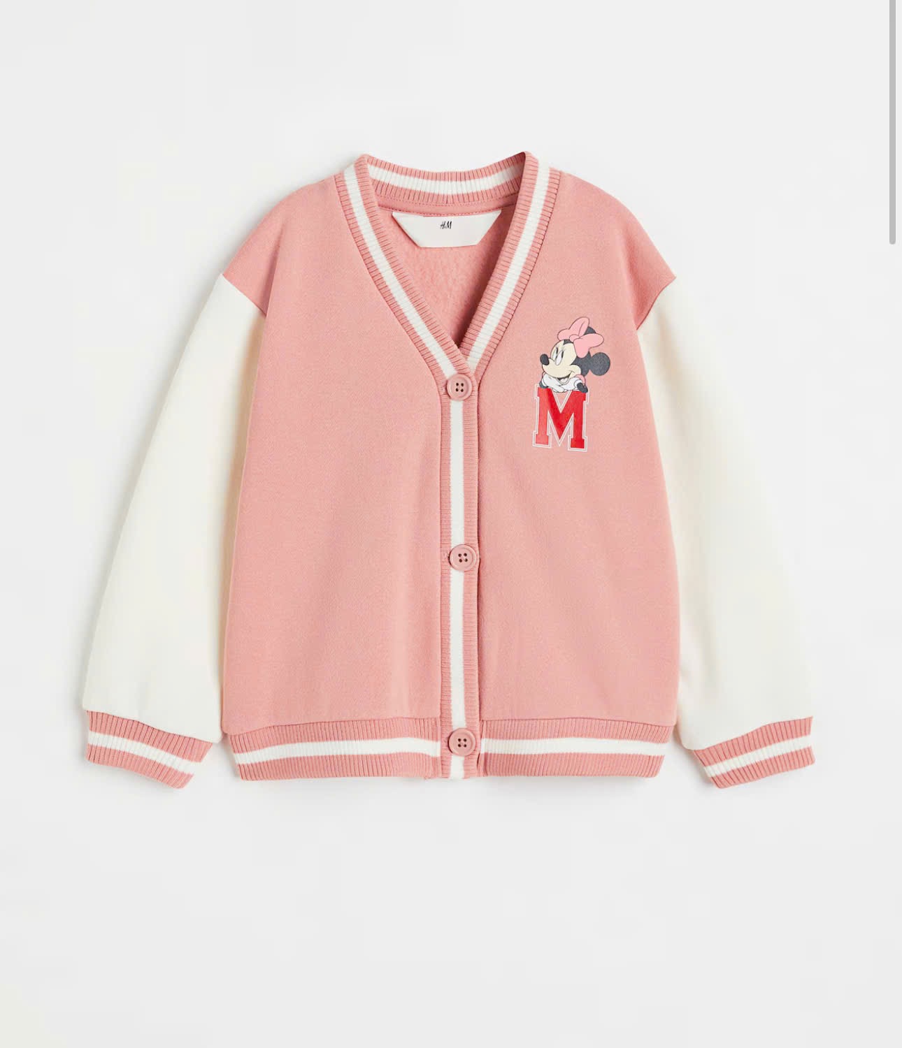 Áo khoác nỉ bomber HM 3 mẫu Bé Gái size 2 - 10y
