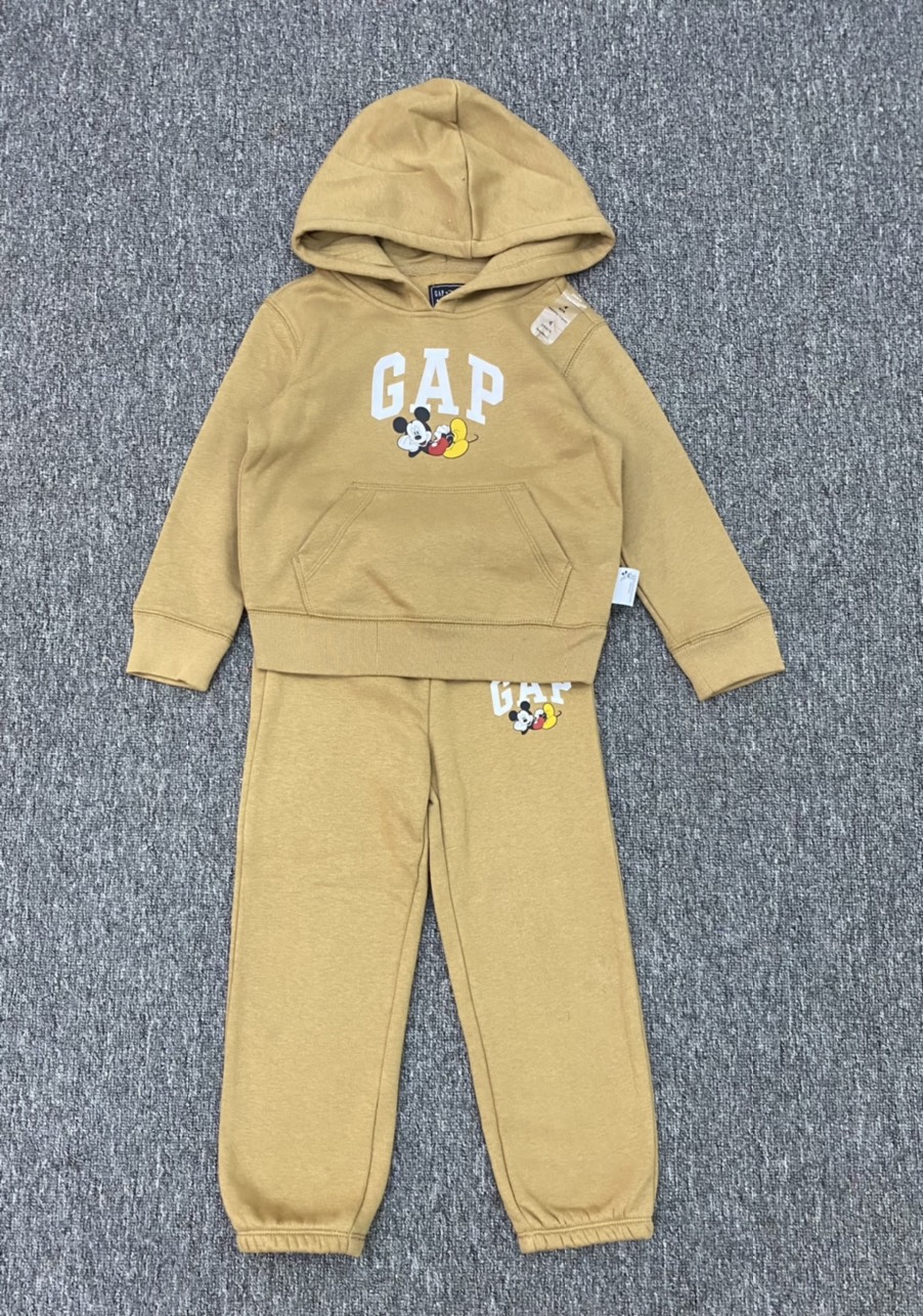 Bộ nỉ bông Babygap in hình mickey nhiều mẫu size 6m - 5y