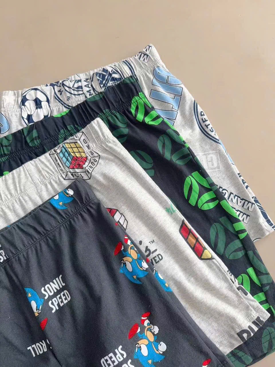 Bộ cotton dư xịn Manchester / Australia / Rubik / Sonic bé trai size 6 - 16y