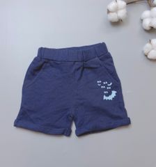 [30%] Quần short da cá Disney màu xanh navy hình dơi