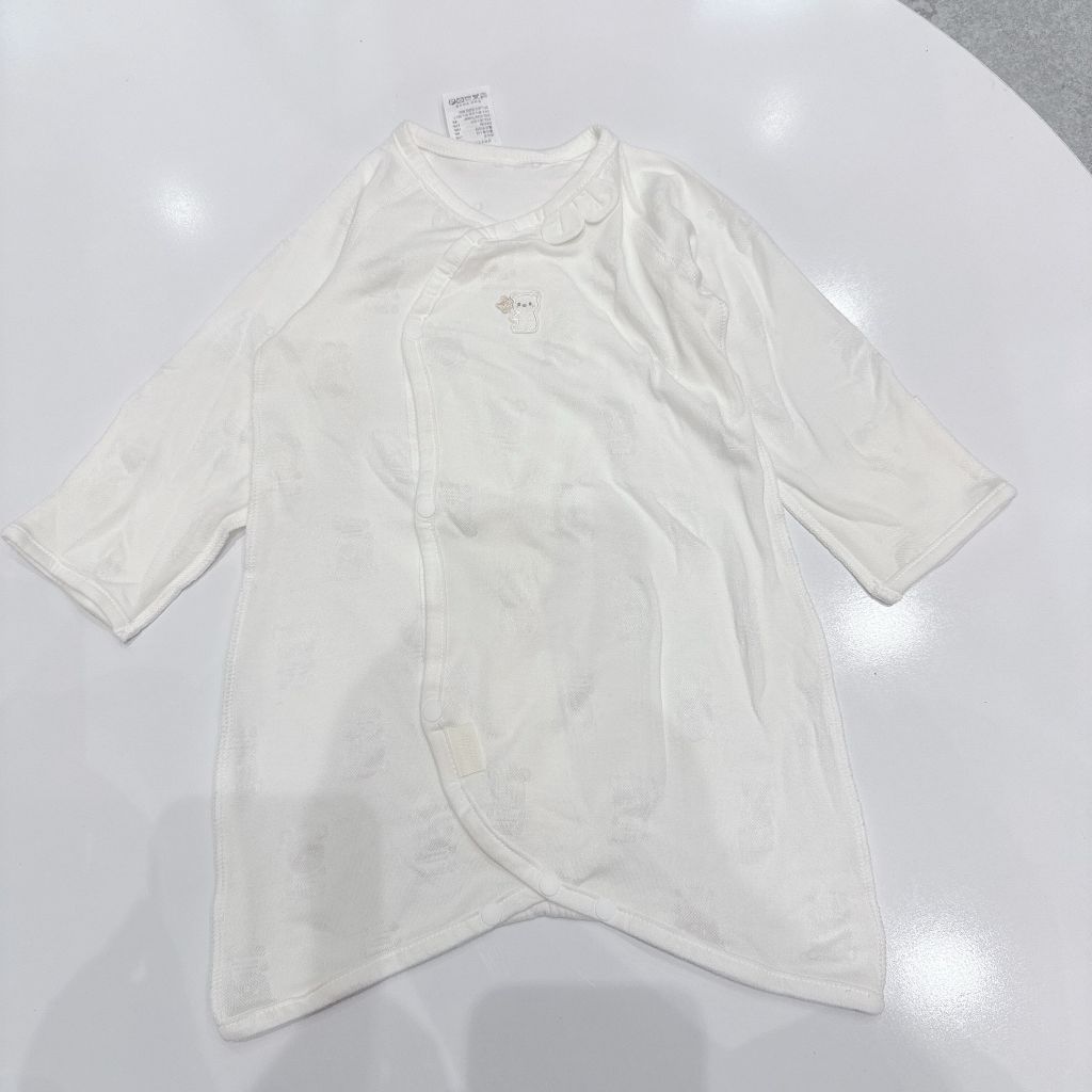 Body đùi Agabang sơ sinh màu trắng gấu sao cho bé size 0-6m