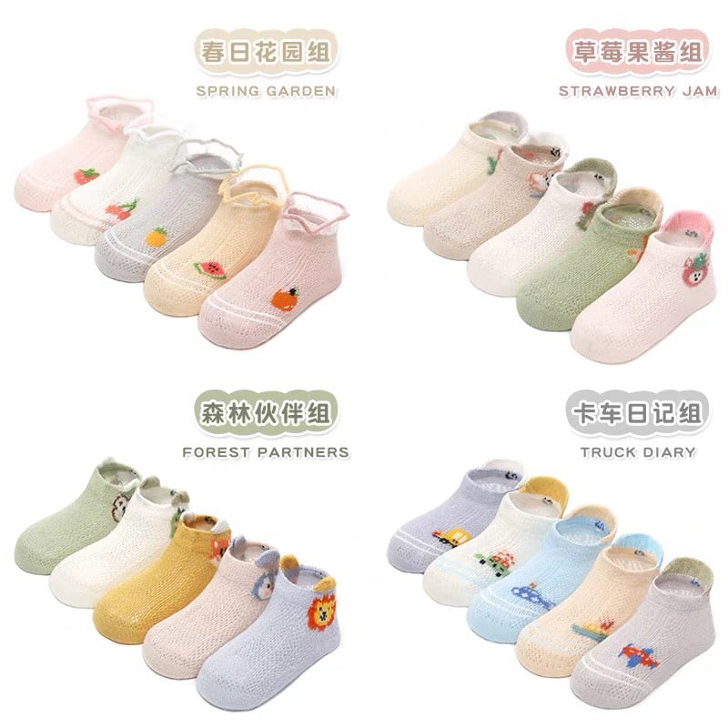 Set 5 tất lưới Nice BTBG size 1-8y